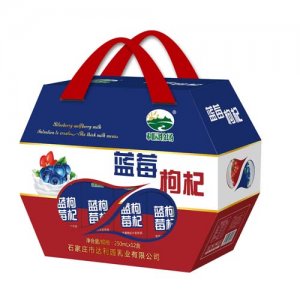 利園牧場藍(lán)莓枸杞牛奶飲品
