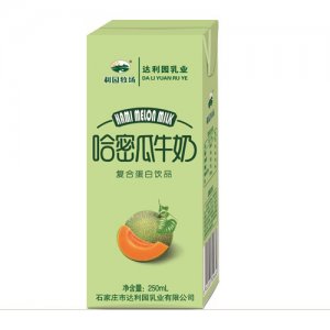 利園牧場哈密瓜牛奶盒裝飲品