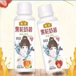 希月果粒奶昔黃桃+椰果酸奶飲品300ml