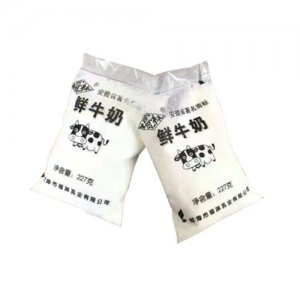 福淋透明袋裝純牛奶227g