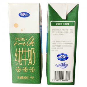 完達山純牛奶飲品