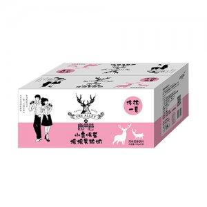鹿角巷小鹿喝莓搖搖果粒奶風(fēng)味固體飲料120gx20杯