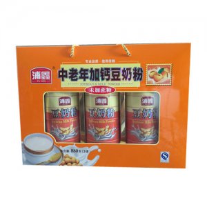 慶文中老年加鈣豆奶粉盒裝