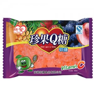所愛珍果Q糖90g紫色