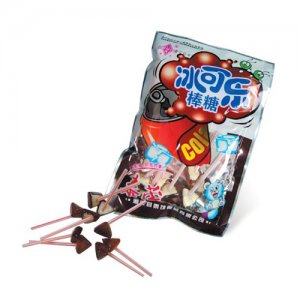 泰茂冰可樂棒棒糖