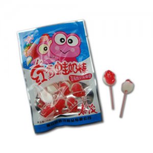 泰茂紅青蛙棒棒糖