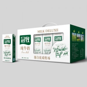 冠牧純牛奶250mlx12盒組合裝