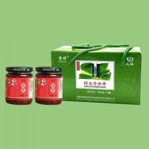 太極榨菜牛肉醬2瓶禮盒裝