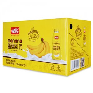 花皇香蕉乳優600ml外箱