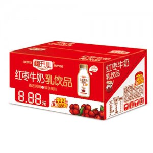 椰開心紅棗奶350ml外箱