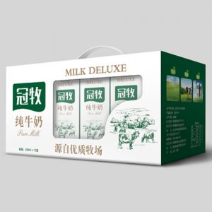 冠牧純牛奶250mlx12盒禮盒