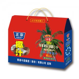 今喜鮮榨椰汁245毫升禮盒裝箱裝