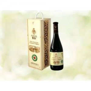 紫軒木盒有機梅爾諾干紅葡萄酒