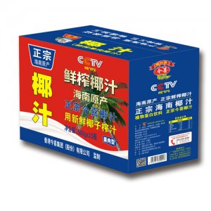 今喜鮮榨椰汁500毫升箱裝