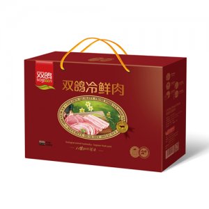 雙鴿冷鮮肉禮盒紅箱