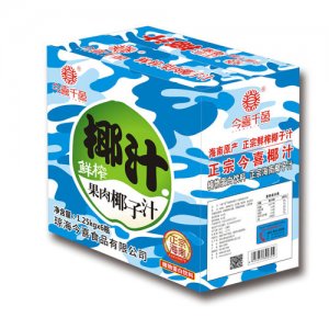 今喜千意鮮榨椰汁1.25升箱裝