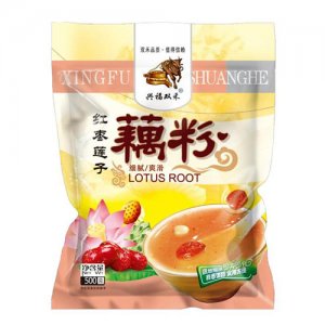 憨牛紅棗蓮子藕粉500g