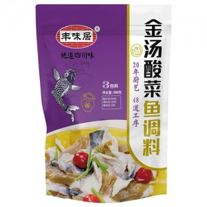 豐味居金湯酸菜魚調料350g