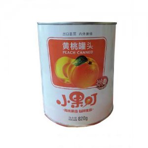 小果叮黃桃罐頭820g?