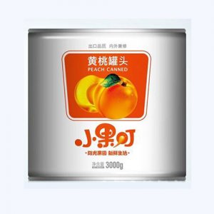 小果叮黃桃罐頭3000g