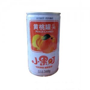小果叮黃桃罐頭340g