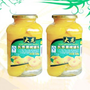 大龍長壽黃桃罐頭