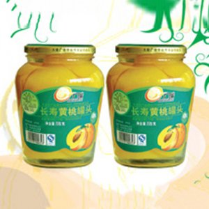 廣瑞長壽黃桃罐頭