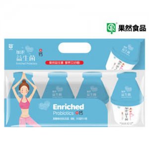 果然加濃+鈣益生菌200ML藍箱裝