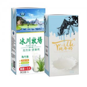 祁牧磚純牛奶1L
