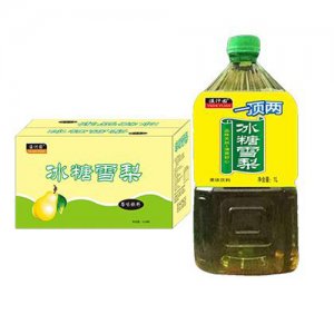 溢汁園一頂兩冰糖雪梨茶1L