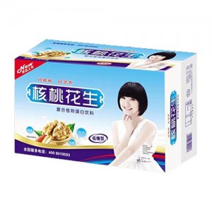 龐迪核桃花生復(fù)合植物蛋白飲料240ml罐裝