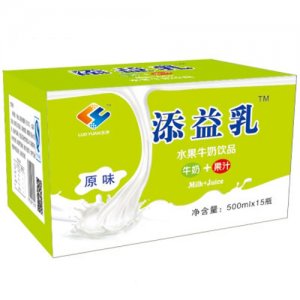 洛源添益乳原味水果飲品500mlx15瓶