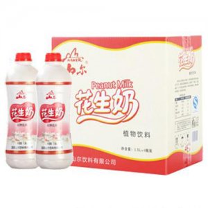 山爾1.5L×6瓶果珍鮮花生奶植物飲料