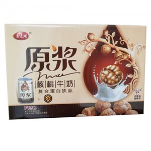 鑫元明原漿核桃花生牛奶復(fù)合蛋白飲品