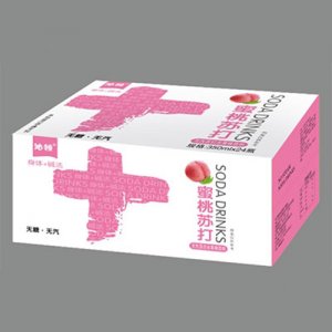 沁領蜜桃蘇打水果味飲料