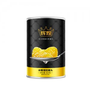 輝煌罐頭冰糖蜜桔罐頭