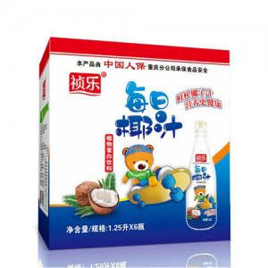 禎樂每日椰汁飲料1.25Lx6瓶