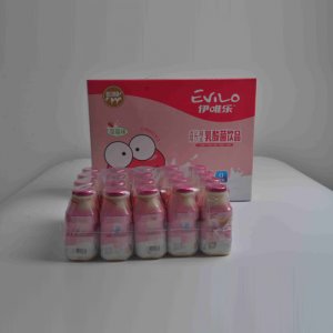 伊唯樂草莓味100ml乳酸菌飲料