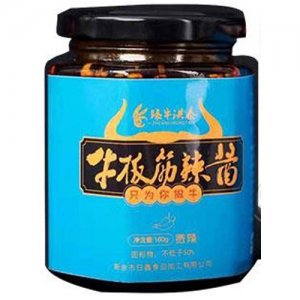 洪泰臻牛牛板筋辣醬勁辣調(diào)味醬