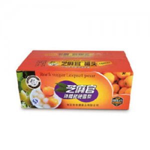 芝麻官冰糖枇杷雪梨罐頭箱裝