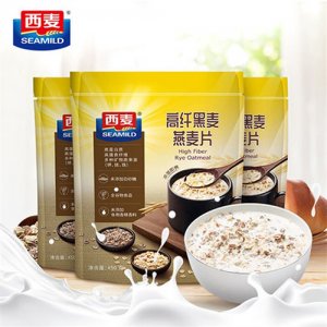 西麥高纖黑麥燕麥片450g