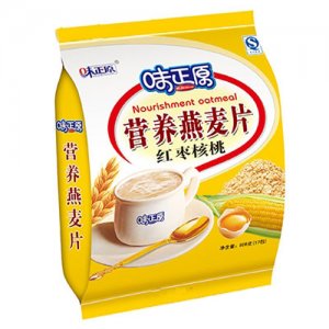 味正原508g營養燕麥片紅棗核桃