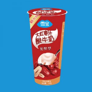雪寶大紅棗汁酸牛奶