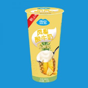 雪寶鳳梨味酸牛奶