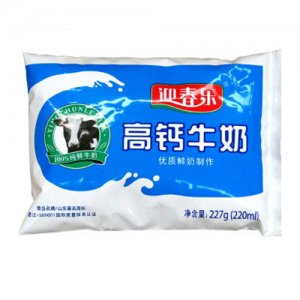 迎春樂高鈣牛奶