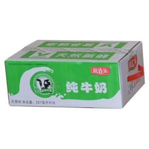 迎春樂利樂純牛奶