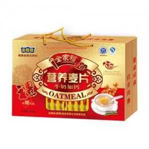 金惟他全家福牛奶加鈣營養(yǎng)麥片金卡