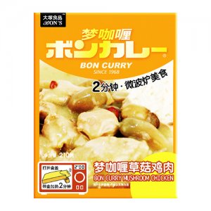 大塚食品夢咖喱草菇雞肉