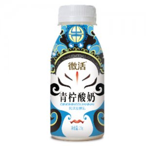 雪寶PET青檸酸奶