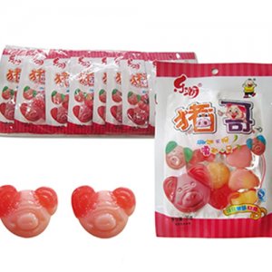 樂潮豬哥綜合果味橡皮糖